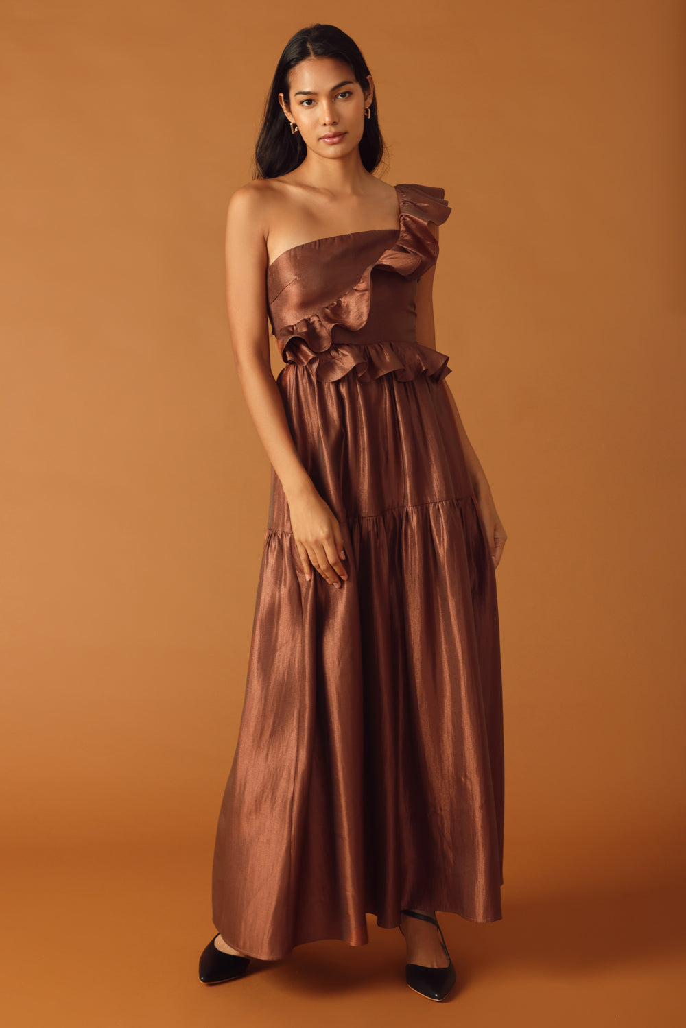 FIND THE ANSWER WOVEN MAXI DRESS Flying Tomato